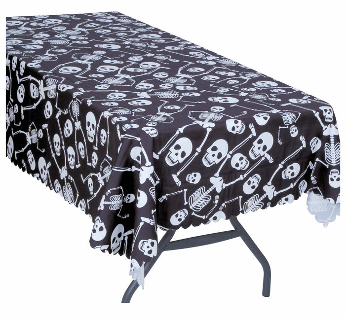 Nappe d'Halloween Crâne 1.77m