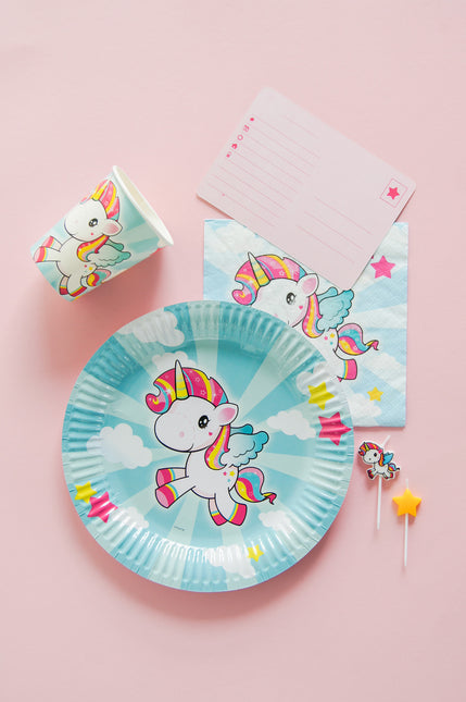 Invitations Licorne 6pcs