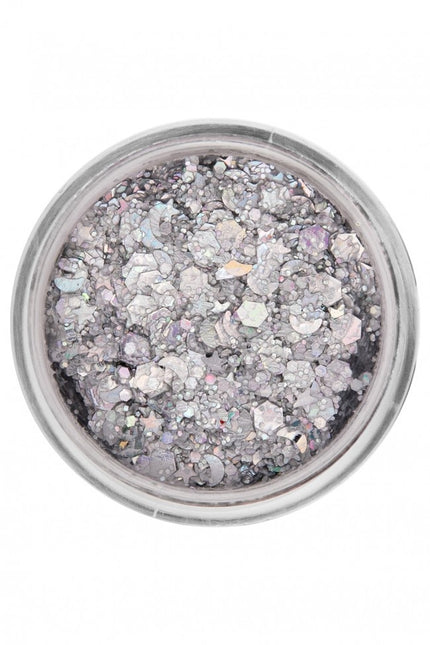 PXP Pressed Chunky Glitter Creme Lucky Silver 10ml