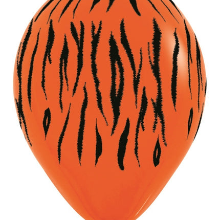 Ballons Jungle Stripes Mix 30cm 25pcs