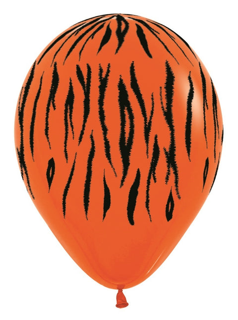 Ballons Jungle Stripes Mix 30cm 25pcs