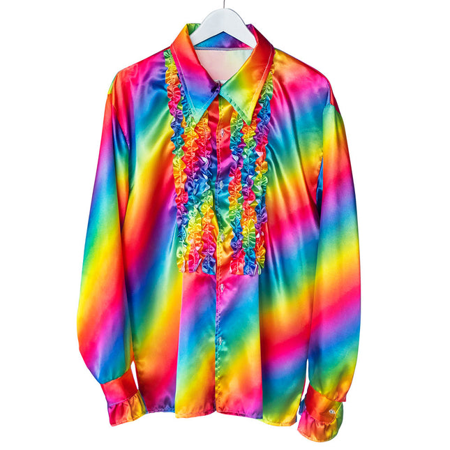 Chemisier à volants Hommes Rainbow