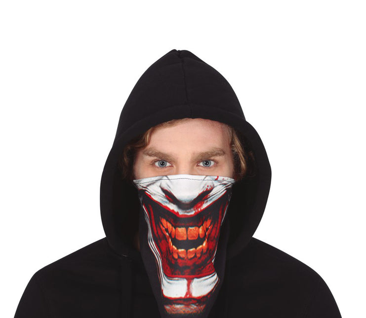 Masque d'Halloween Bandana Clown Velcro