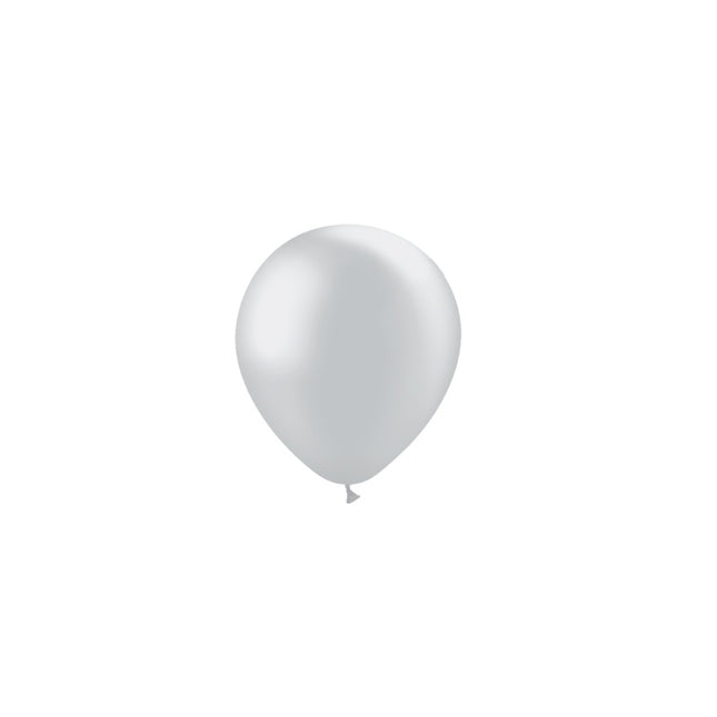 Ballons argentés métallisés 13cm 100pcs