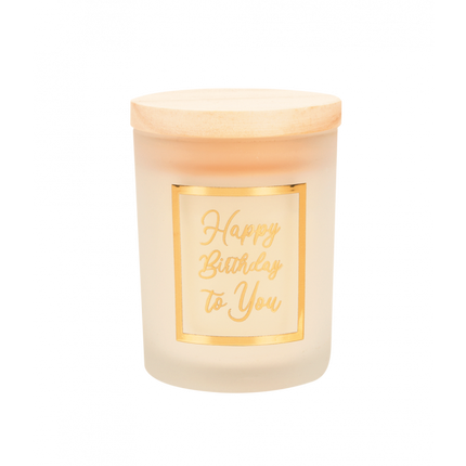 Bougie parfumée Happy Birthday Blanc