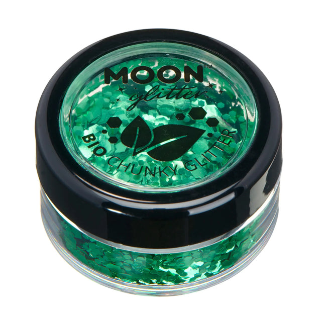 Moon Glitter Bio Chunky Glitter Vert 3g