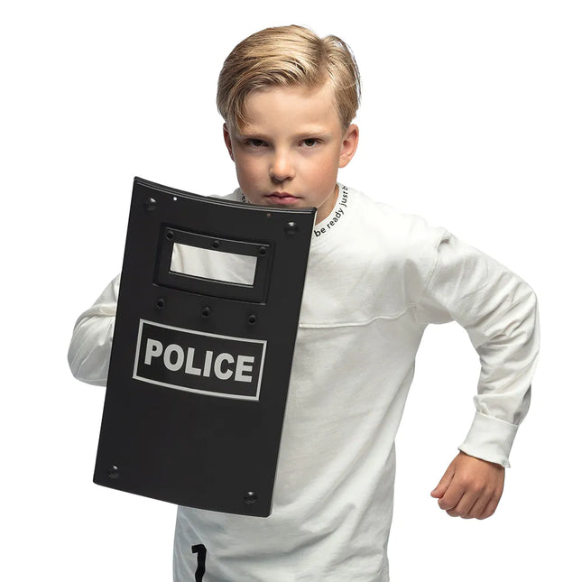 Faux bouclier de police enfant 40cm