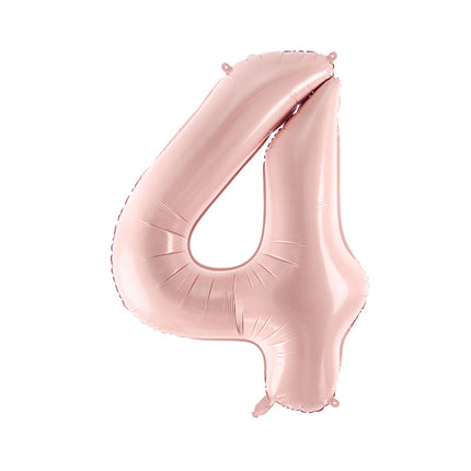 4 Year Figure Balloon Light Pink Empty 72cm