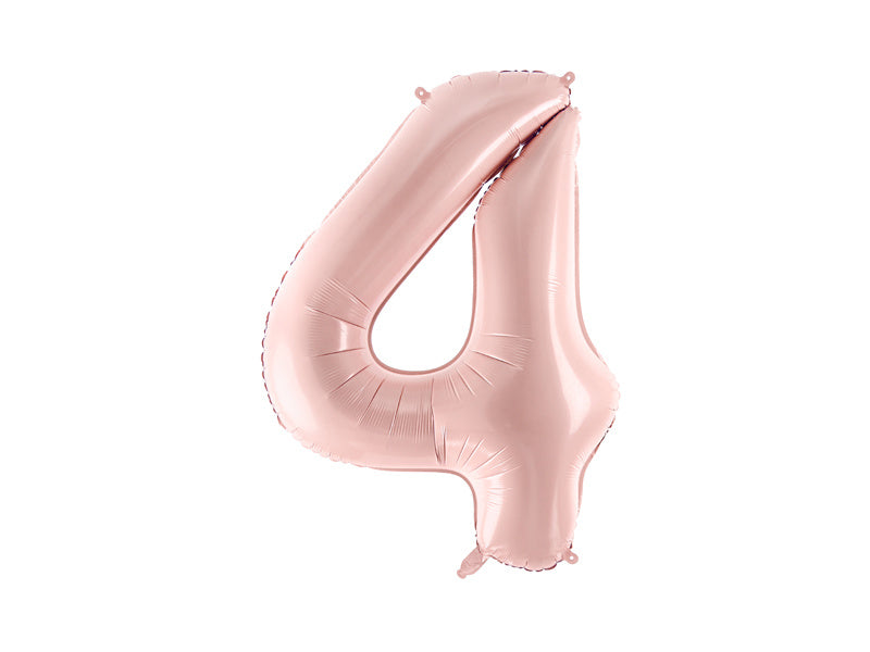 4 Year Figure Balloon Light Pink Empty 72cm