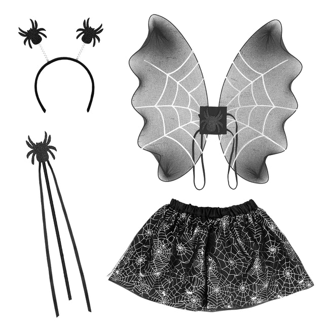 Ensemble d'accessoires d'Halloween fille 4 pièces