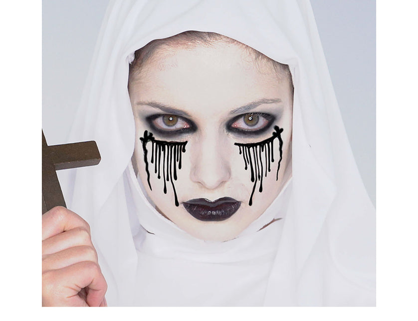 Set de maquillage d'Halloween Nonne sanglante