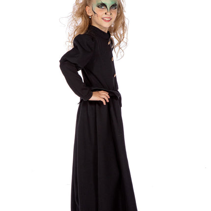 Robe de sorcière fille noire