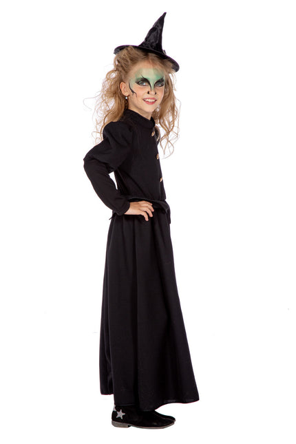 Robe de sorcière fille noire