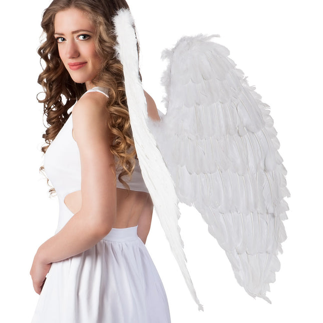 Ailes d'ange blanches 87cm