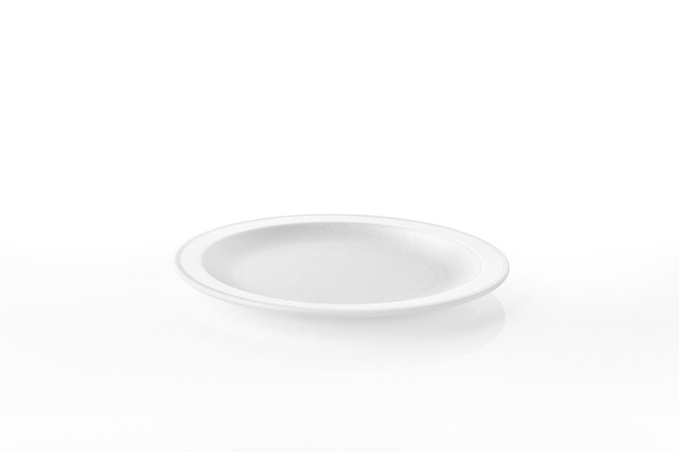 Assiettes blanches réutilisables 18cm 6pcs