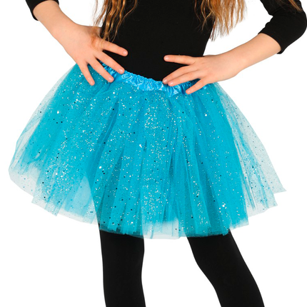 Tutu bleu enfant 31cm