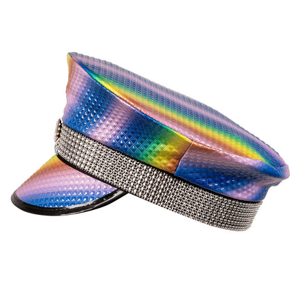 Casquette à paillettes Multicolore