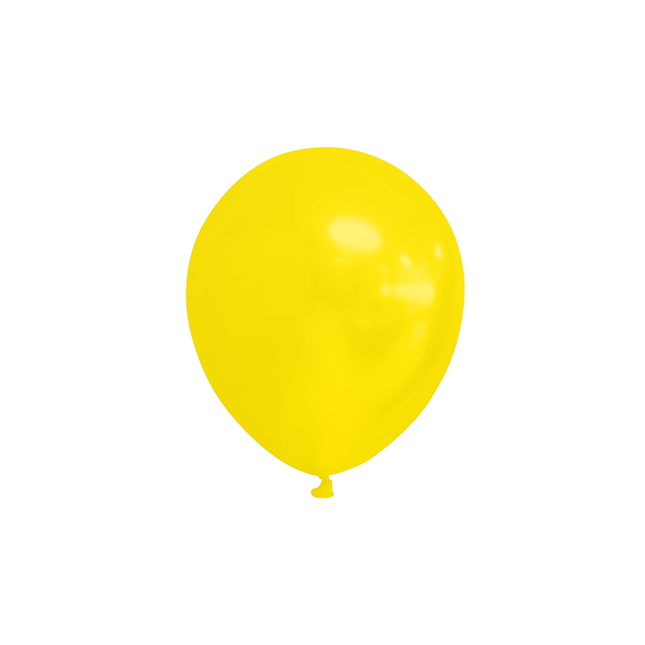 Ballons jaunes 13cm 100pcs