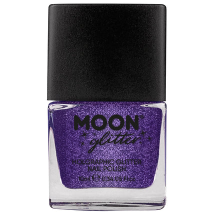 Moon Glitter Vernis à ongles holographique violet 14ml