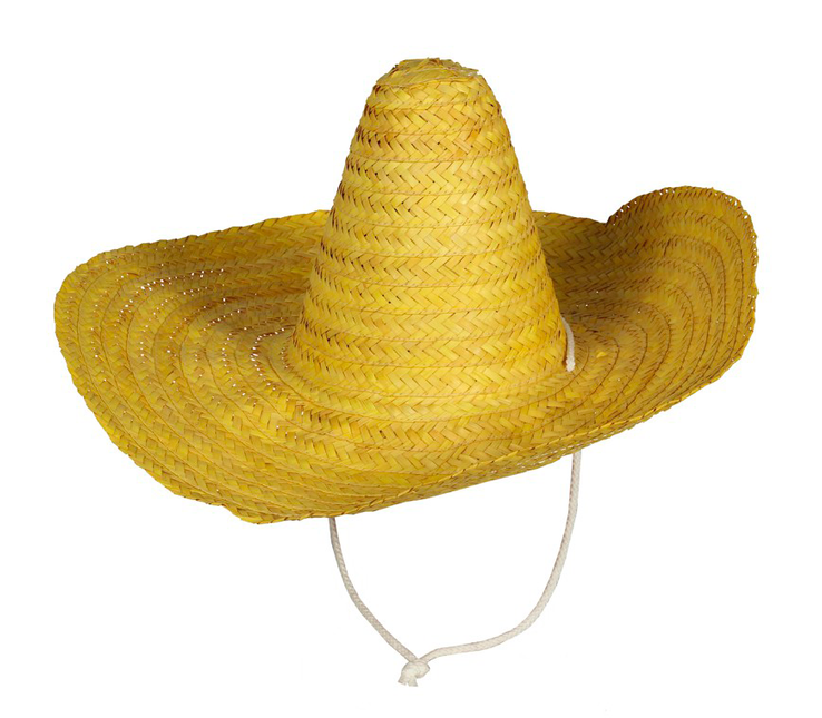 Chapeau mexicain jaune