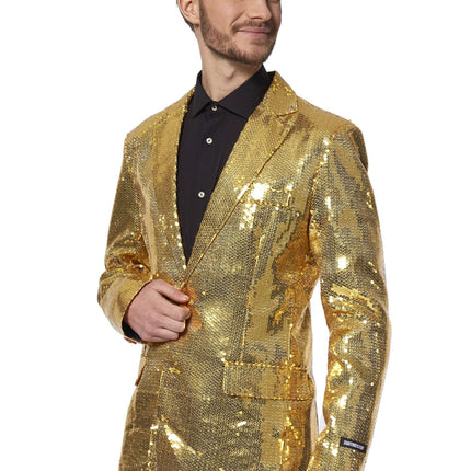 Costume d'or à paillettes