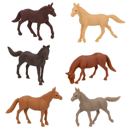 Cadeaux à partager Chevaux 6cm 6pcs