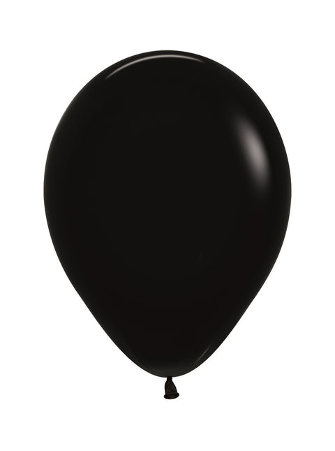 Ballons de baudruche noirs 25cm 100pcs