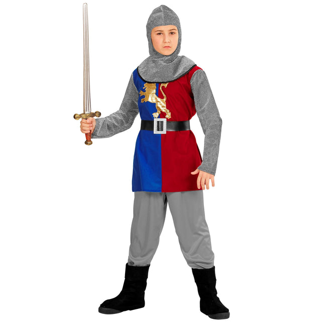 Costume de chevalier Rouge Bleu Garçon