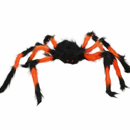 Fausse araignée noire orange 75cm