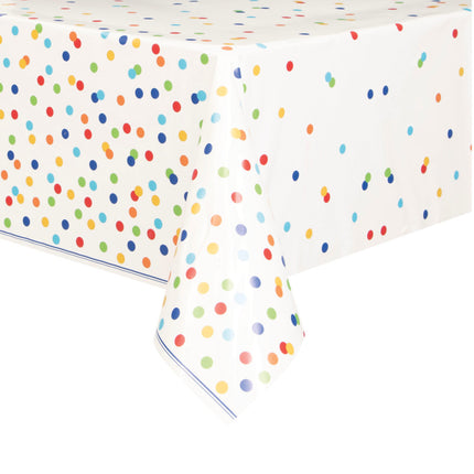 Nappe Confetti Arc-en-ciel 2.13m