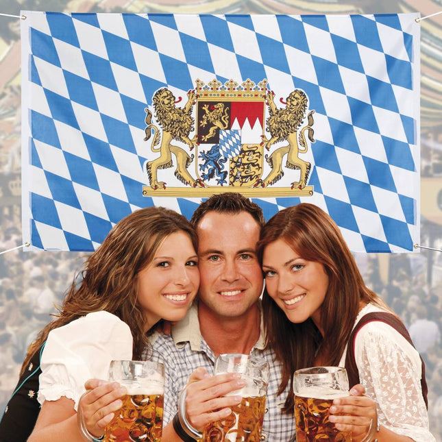 Drapeau Oktoberfest Bavaria 1.5m
