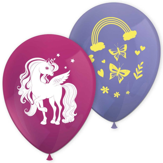 Ballons Licorne 8pcs