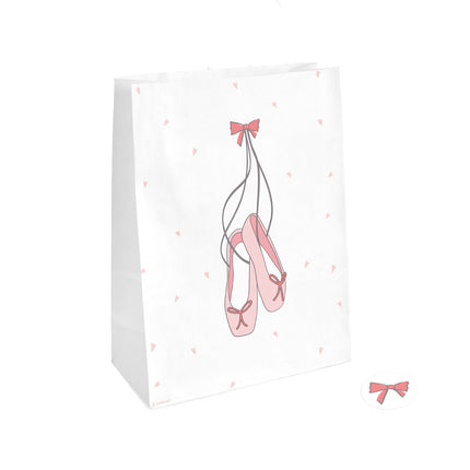 Petite danseuse Sacs à partager Autocollants 21cm 4pcs