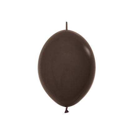 Ballons de baudruche Chocolat marron 15cm 50pcs