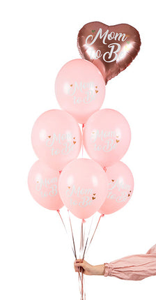 Ballons Mom To Be Pink 30cm 6pcs