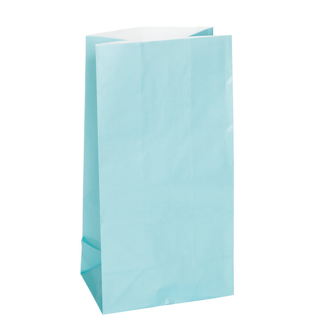 Sacs de fête bleu clair 25cm 12pcs