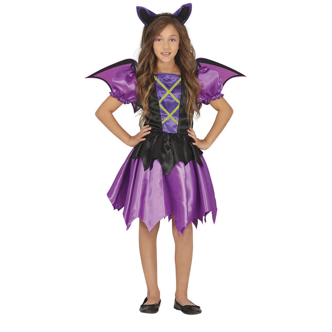 Costume d'Halloween chauve-souris fille