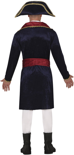 Costume de pirate Bleu Rouge Homme