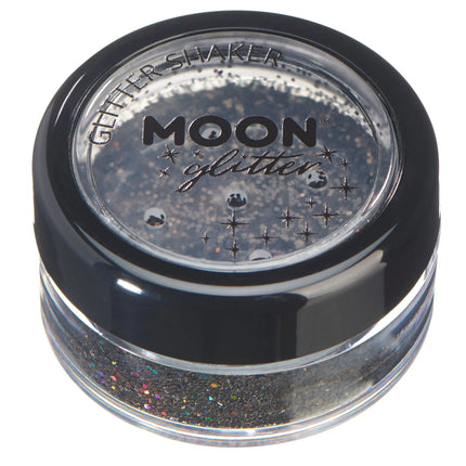 Moon Glitter Paillettes holographiques Shakers Noir 5g