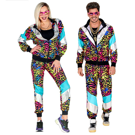 Tracksuit Neon 80S Faulty Animal Print