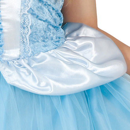 Robe de princesse fille bleue