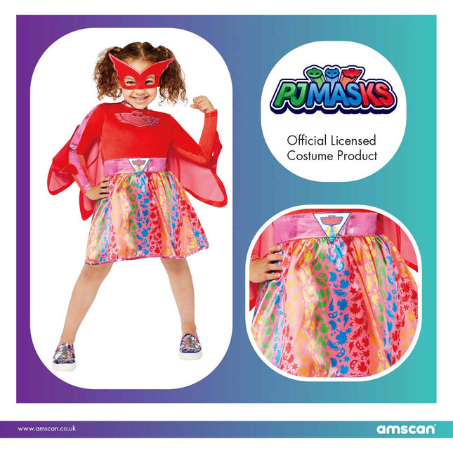 Costume enfant Owlette Rainbow Dress 6/8 ans