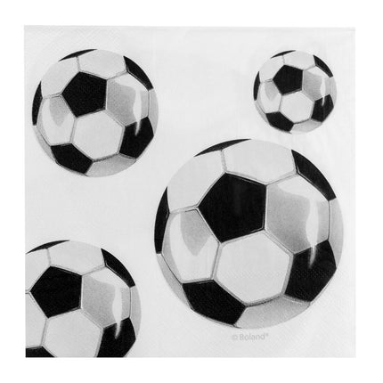 Serviettes de table Football Papier 33cm