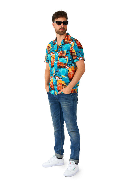 IT Chemise à manches courtes pour hommes OppoSuits