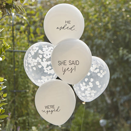 Ballons de mariage 30cm 5pcs