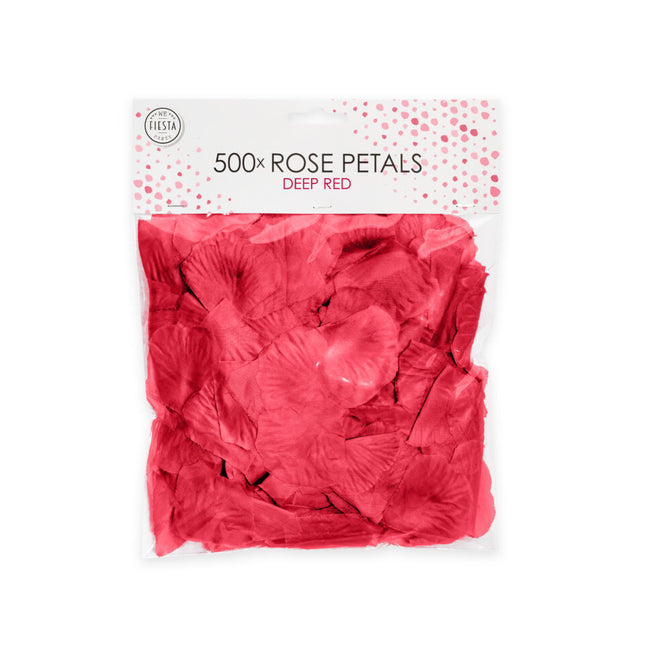 Pétales de rose rouge foncé 500pcs