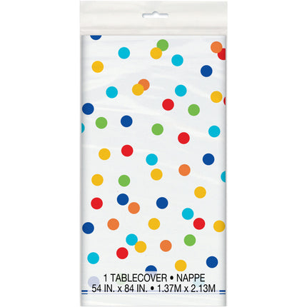 Nappe Confetti Arc-en-ciel 2.13m