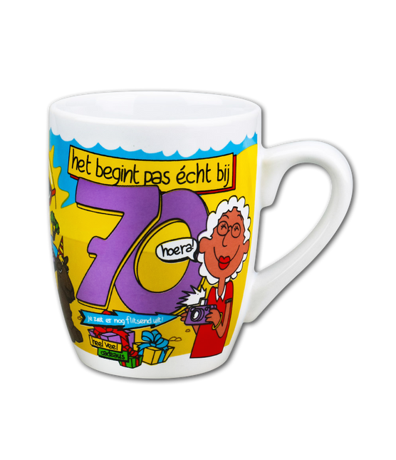 Mug 70 ans 12cm