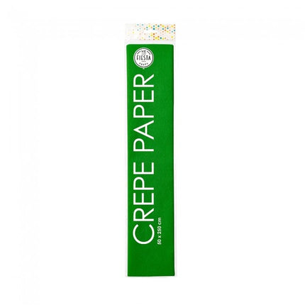 Papier crépon vert 50cm 2.5m