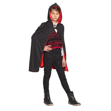 Cape d'Halloween enfant réversible 1.15m